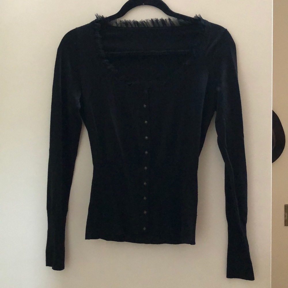 Romantic soft wool cardigan
